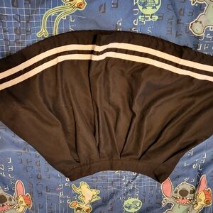 Hot Topic Black Mini Skirt with White Stripes Anime Cosplay Size Xs